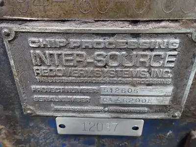 Intersource Recovery Systems Chip Separator