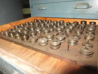 9127-150 Antique Vintage Turks Head Engraved & Forming Rolls Collection of 1,750