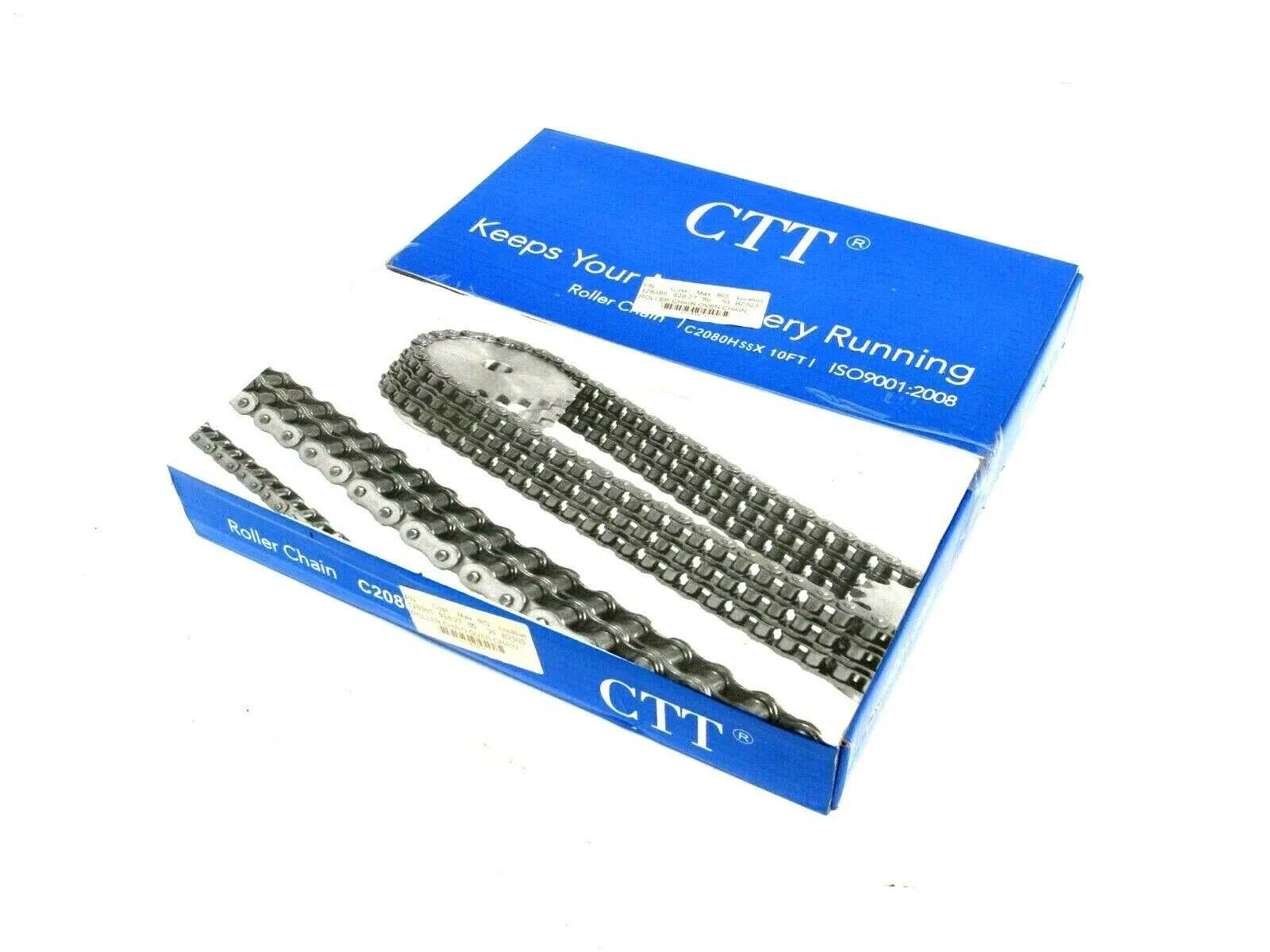 NEW CTT C2080HSSX ROLLER CHAIN 10'