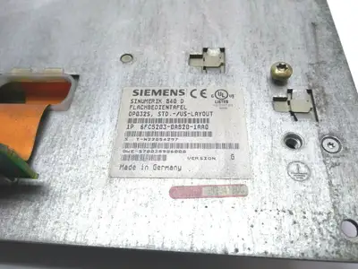 USED SIEMENS VER G SINUMERIK FM NC/810D/DE/840D/DE OPERATOR PANEL