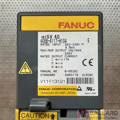 FANUC 7th Axis Servo Amplifier aiSV 40