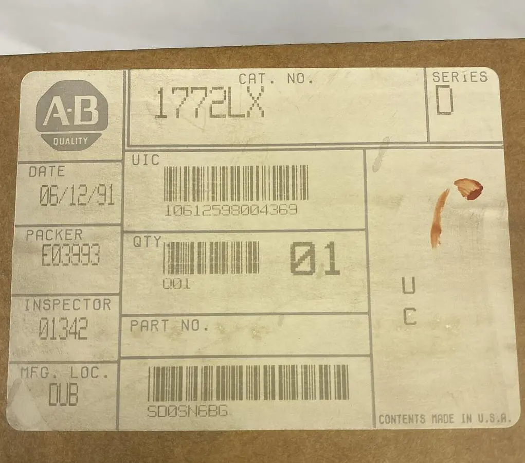 USED ALLEN-BRADLEY 1772LX