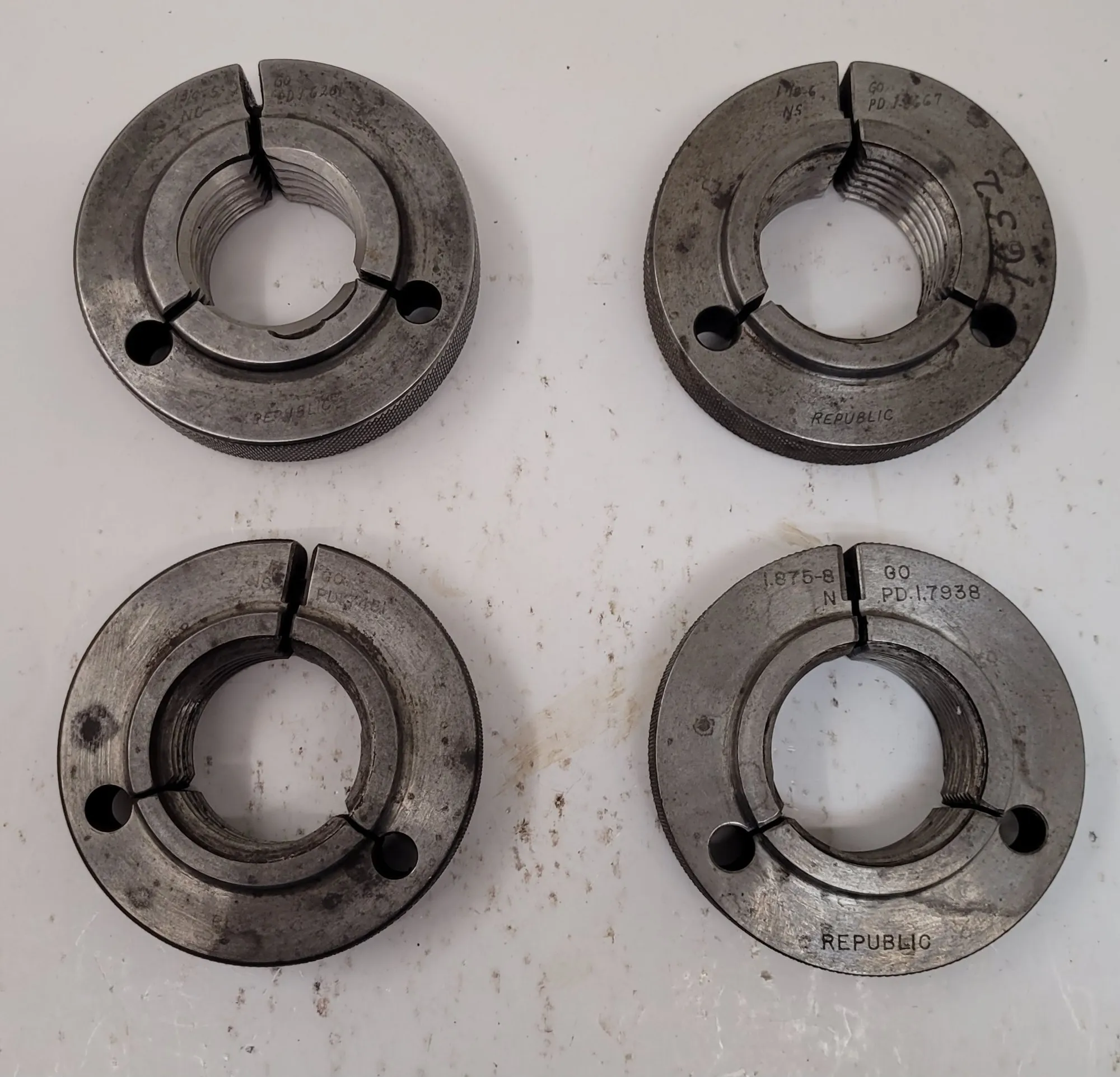 USED REPUBLIC Thread Ring Gauges