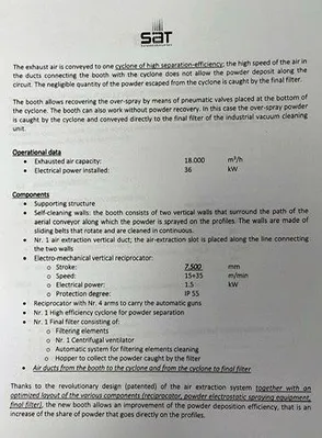 2018 SAT S.p.a. Vertical Powder Coating Line Powder Coating Lines | H.E. Phipps Co. Inc. (15)