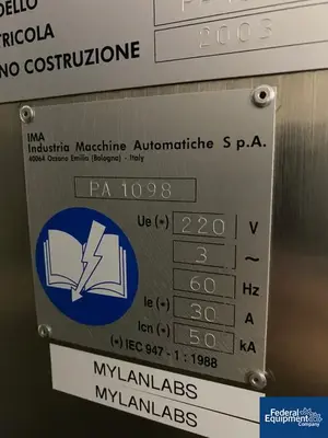 USED IMA IMA Tablet/Capsule Checkweigher, Model Precisa 12