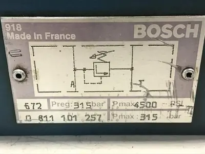 USED BOSCH 0 811 101 257