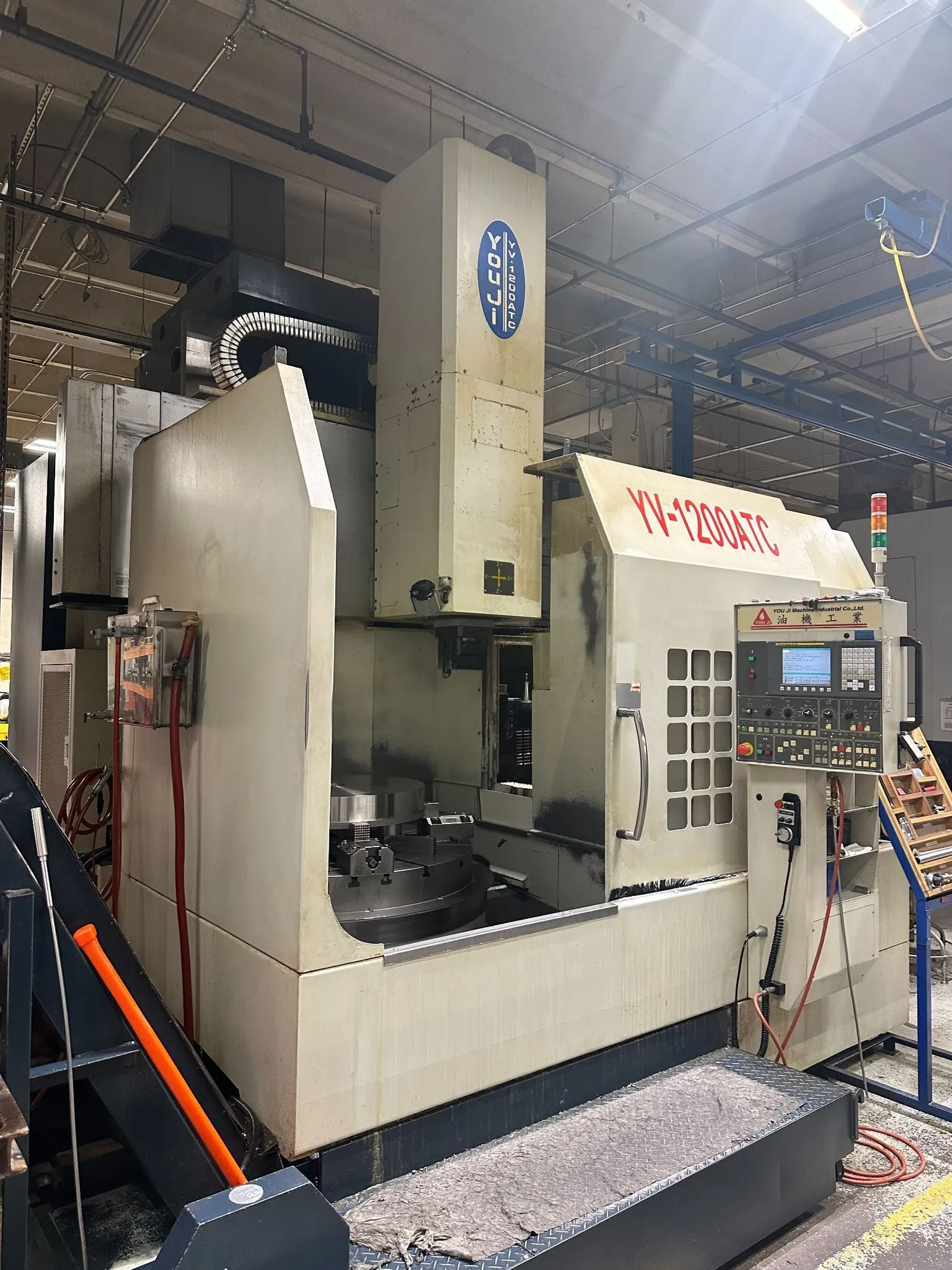 Used 2007 YOU-JI YV-1200 Vertical Boring Mills (incld VTL) California US | Machinery Resources International #1426162