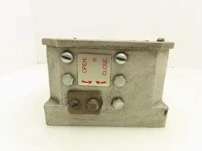 Rotary Cam Limit Switch Snap-Acting Each End 20 Rotations Adjustable 1/2" Shaft