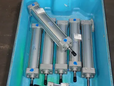 Smc  250psi Pneumatic Cylinders.