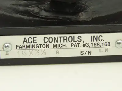 Ace 1- 1/2x3-1/2  R Adjustable Damping Shock Absorber 36750 In-Lbs/Cycle