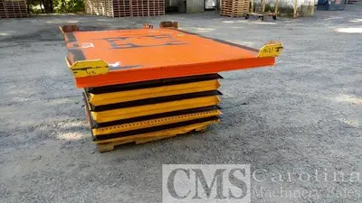 USED SOUTHWORTH MODEL LS4-48 96" X 64" AIR OPERATED LIFT TABLE