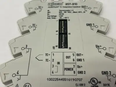 Used Wago JUMPFLEX® Signal Conditioner; Temperature; Thermocouples of type Transducers Michigan US | Maverick Industrial Sales #1400571