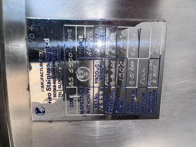 Used REO STAINLESS 8,000 Litre Reactors New Jersey US | Perry Equipment #1420615