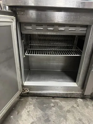174-0085 Fagor FST-48-12 48” Commercial Self Contained Prep Table Cooler