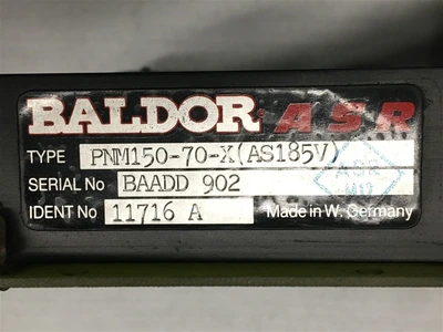 USED BALDOR PNM150-70-X (AS185V) (10530D) (1)-BALDOR ASR  1053