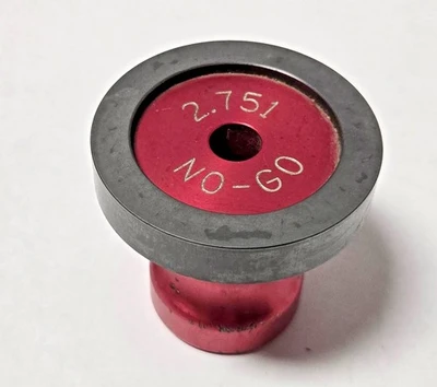 Tungsten Carbide Plug Gage 2.751" No Go Inspection Measurement