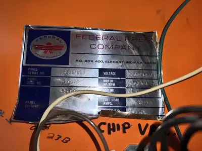 USED 1983 FEDERAL FEDERAL 60 PRESS