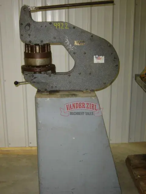 Rotex Model 12LF1.50 Hand Punch Press, 12" throat, 12 station