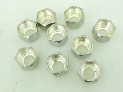Yor-Lok 316 SS Stainless Compression Flare Fitting Nut 1/2" Tube  LOT OF 9