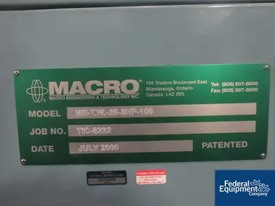 USED Macro Engineering and Technology, Inc. 20" Macro Engineering and Technology Winder