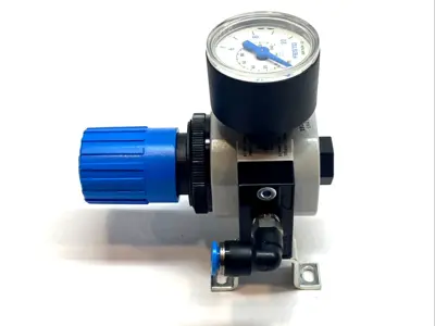 USED FESTO PRESSURE REGULATOR MINI G1/8 0.5-7 BAR 192299