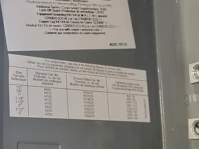 USED SQUARE D CHU362AWK