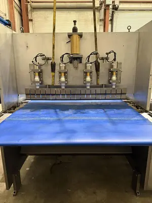 APV 48" Two Roll Extruder with Ultrasonic Guillotine Cutter
