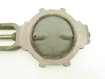 5" Wafer Style Butterfly Valve Cast Iron Disc Metal Seat No Handle