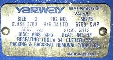 Used Yarway _UNKNOWN_ Valves/Fittings Minnesota US | Peak Machinery, Inc. #286397