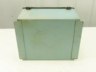 Hoffman A14128CH Electrical Enclosure 14x12x8" Terminal Block 9.5x5.5" Cutout