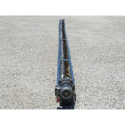 Used 6" Dia. X 46' L Conveyors Inc Stainless Steel Distribution Screw Conveyor