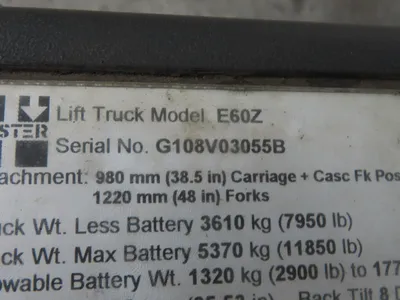 Danaher Motion TSW 112/4-195 DC Hydraulic Pump Motor Hyster E60Z Forklift 36/48V