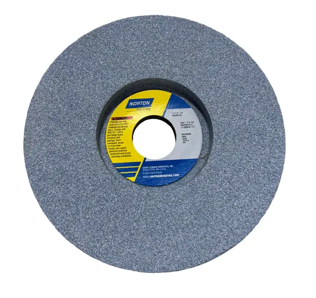 Norton 7" x 1" x 1-1/4" Toolroom Wheel Type 5 Recessed One Side Ceramic Alumina 5SG46-IVS