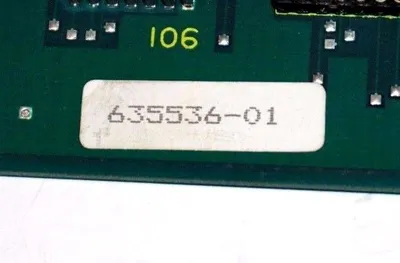 USED ALLEN BRADLEY 635537 REV. 2 MICRO CONTROL BOARD 635536-01