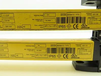 Sick C41E-0301BG300 | C41S-0301AA300 C4000 Light Curtain Sender/Receiver Set M12