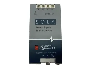 USED SOLA POWER SUPPLY 115/230VAC 2.6/1.4A 50-60HZ