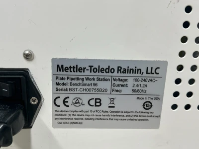 USED Mettler Toledo Mettler Toledo Rainin BenchSmart  96