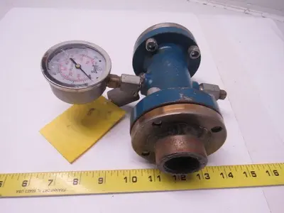 OPW Inline Pressure Monitoring Bladder Coupling 1" NPT Or Flange Mount 0-100 PSI