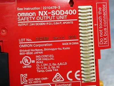 Used OMRON NXSOD400 Electrical Controls | HGR 24 #747937