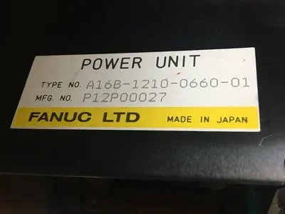 USED FANUC POWER UNIT A16B-1210-0660-01