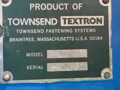 Used TOWNSEND TEXTRON 012 Riveters Ohio US | HGR 24 #1561771