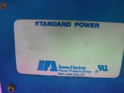 USED ACME ELECTRIC SPS-15-15