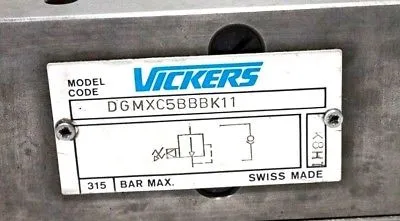 USED VICKERS DGMXC5BBBK11 HYDRAULIC VALVE