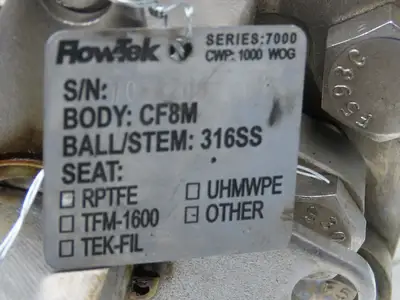 Flow-Tek 7011 Stainless Ball Valve 4" NPT x 6" Flanged Welded 1000 WOG CF8M