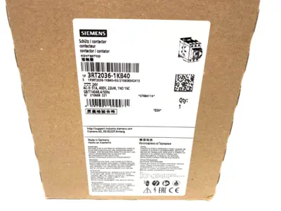 USED SIEMENS SIRIUS POWER CONTACTOR 3-POLE SCREW TERMINAL