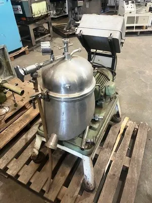 Westfalia SA 1-02-175 pilot plant separator, 316SS.