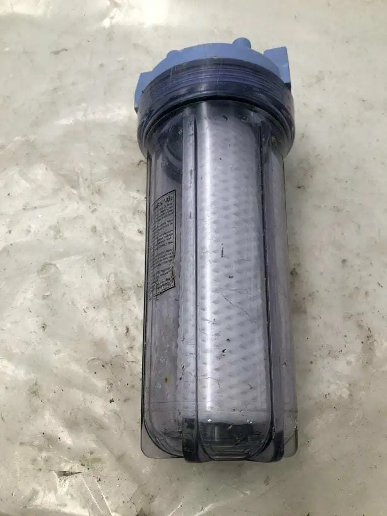 AMETEK 10″ Clear Water Filter Cartridge Housing for Filtration System 3/4″ NPT