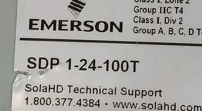 SOLA/EMERSON SDP1-24-100T Power Supply Loc4C24