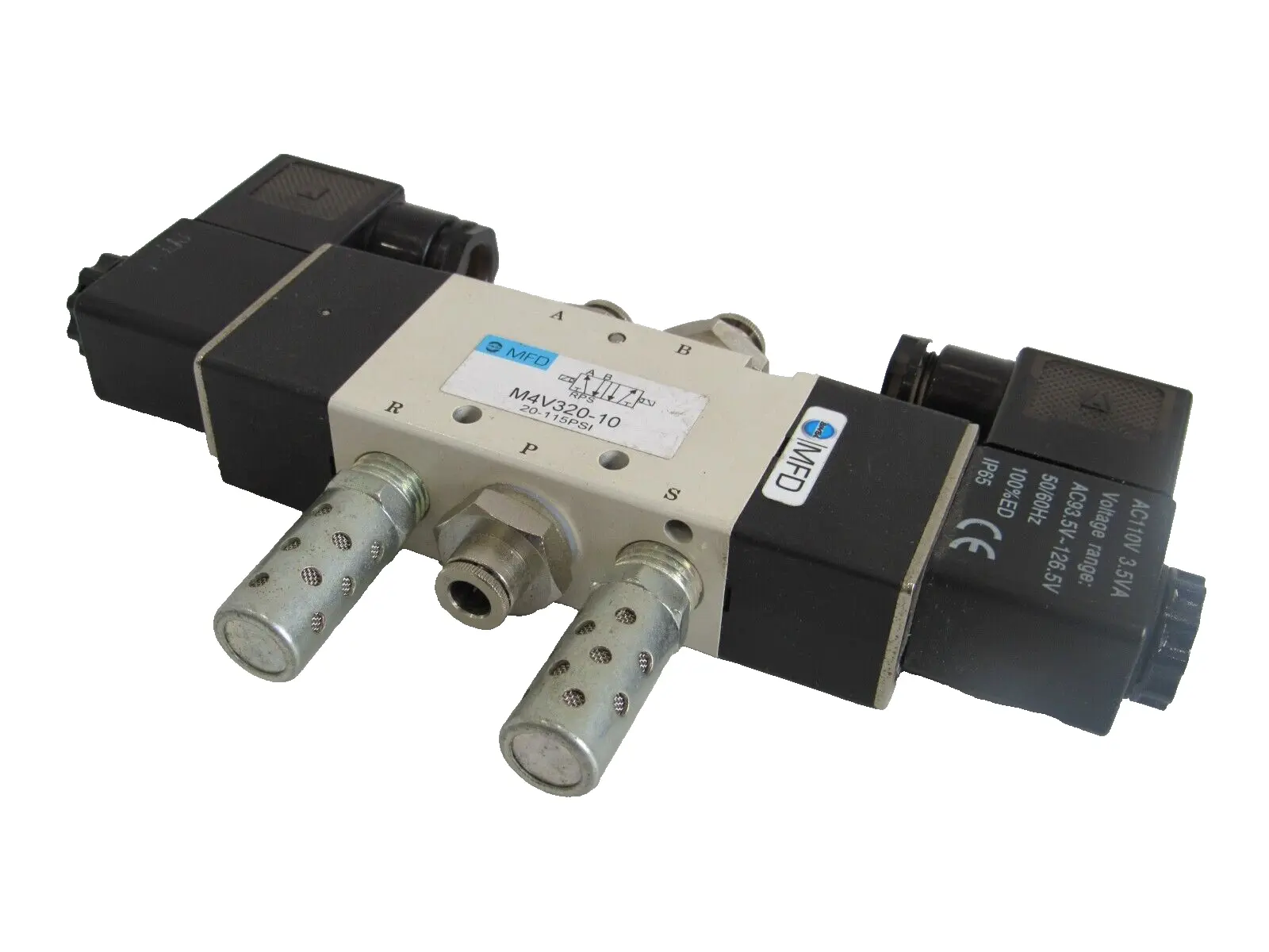 NEW BIMBA M4V320-10 SOLENOID VALVE 20-115 PSI M4V32010
