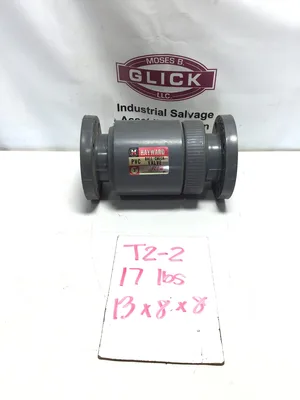 Hayward PVC Ball Check Valve 3″ Flanged Flow SCH 80